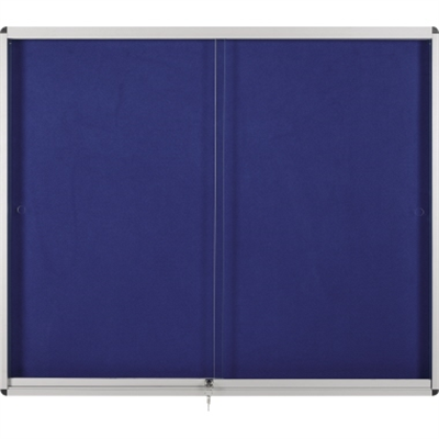 Bi-office Schaukasten VT660207160 Innenbereich 92,6x96,7cm Filz blau