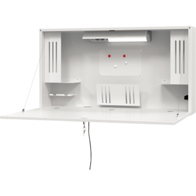 Hammerbacher Wandschreibtisch Mini Office VWO12/W/W