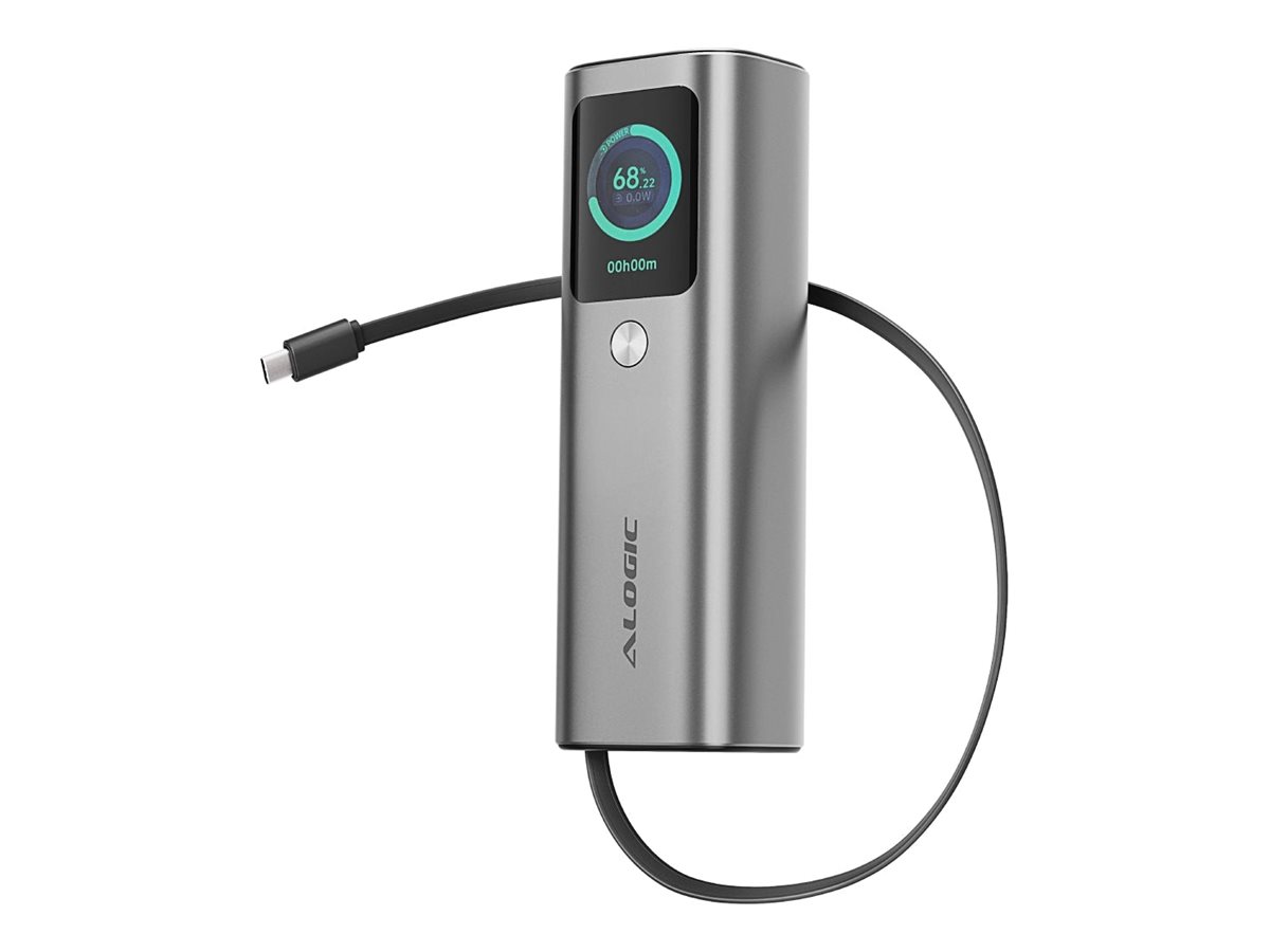 Alogic Retract Max - Powerbank - 20000 mAh - 74 Wh - 165 watt - 5 A - PD - 3