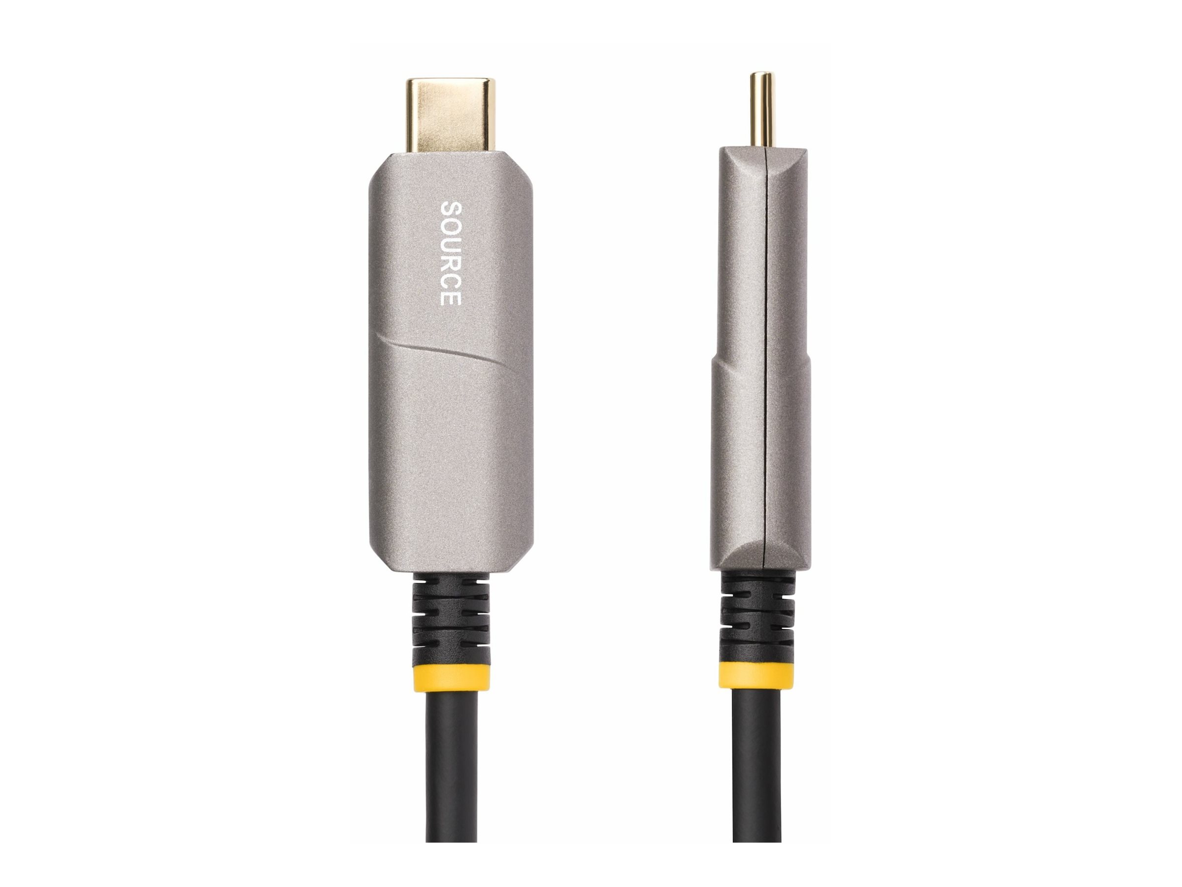 StarTech.com 50ft (15.2m) USB-C to HDMI 2.0 Active Optical Cable, 4K 60Hz - HDMI-Kabel - 24 pi