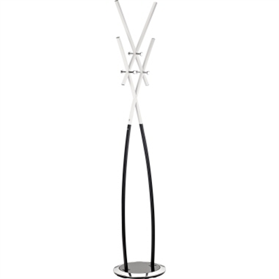ALCO Garderobenständer 2876-10 182cm Metall schwarz/weiß