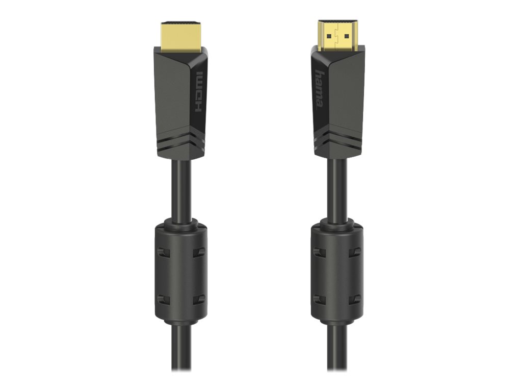 Hama Highspeed - HDMI-Kabel mit Ethernet - HDMI männlich zu HDMI männlich
