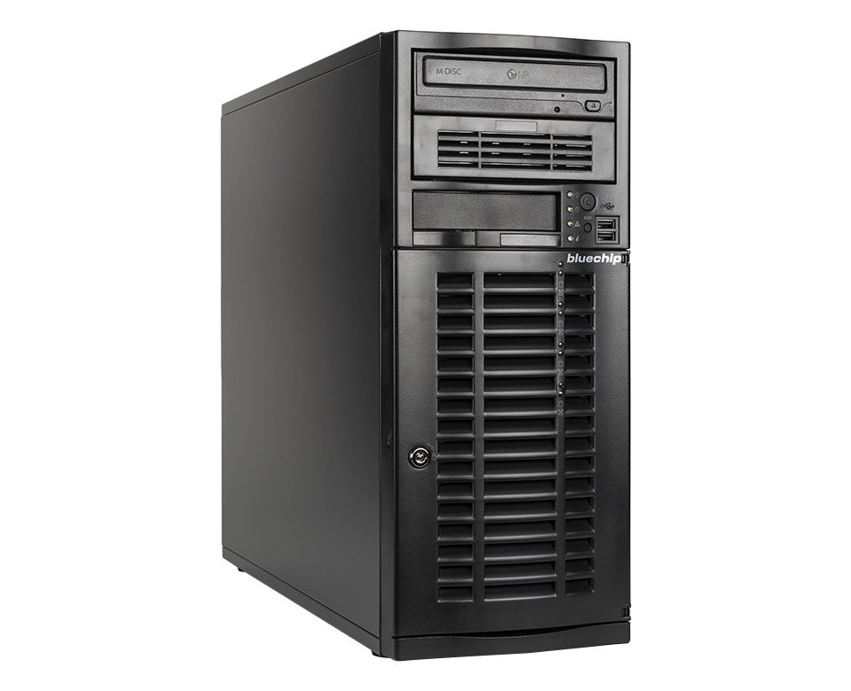 bluechip SERVERline T40317s Tower, Intel® Xeon® Silver 4410Y Prozessor / bis zu 3.90 GHz, 32 GB DD