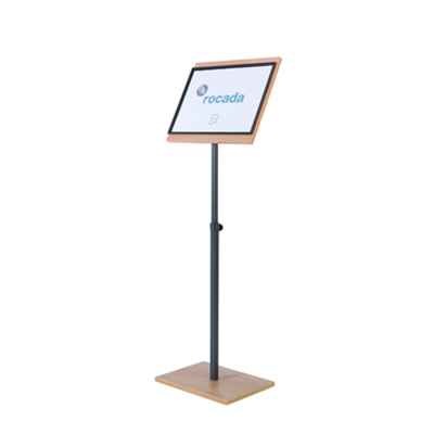 rocada Infodisplay NATURAL 40 x 140 x 30 cm (B x H x T) DIN A3 inkl. magnetische Hülle natur