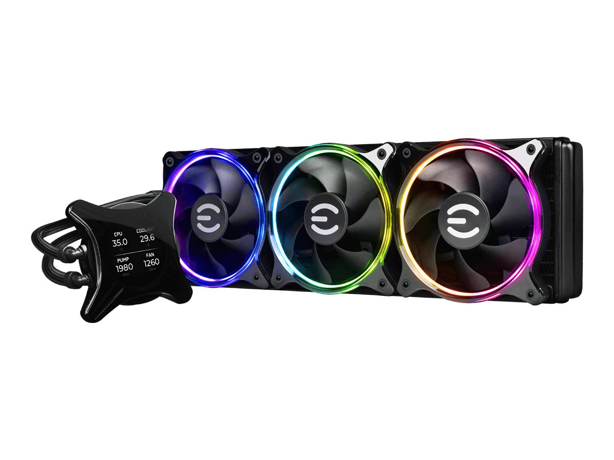 EVGA CLCx Series - Prozessor-Flüssigkeitskühlsystem - mit LCD-Display