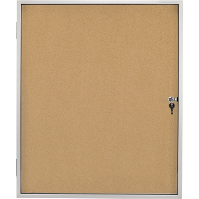 magnetoplan Schaukasten SP 1215124 87x75cm 6xDIN A4 Aluminium br