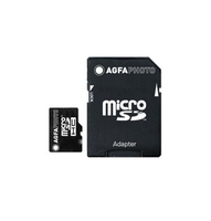 AgfaPhoto - Flash-Speicherkarte (microSDHC/SD-Adapter inbegriffen) - 32 GB - microSDHC UHS-I