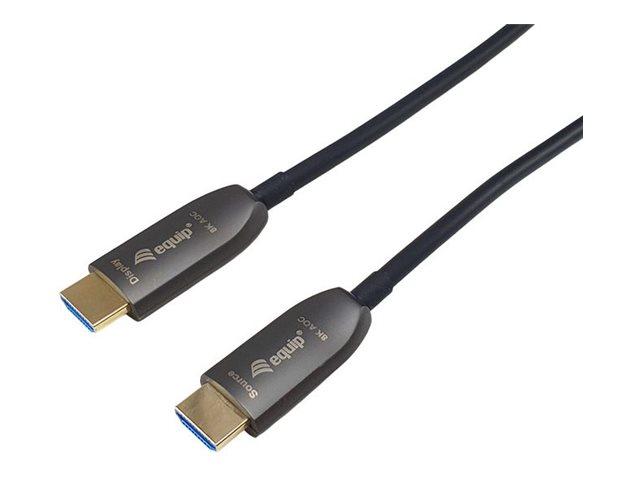 Equip Ultra High Speed - HDMI-Kabel mit Ethernet - HDMI männlich zu HDMI männlich - 25 m - Glasfase