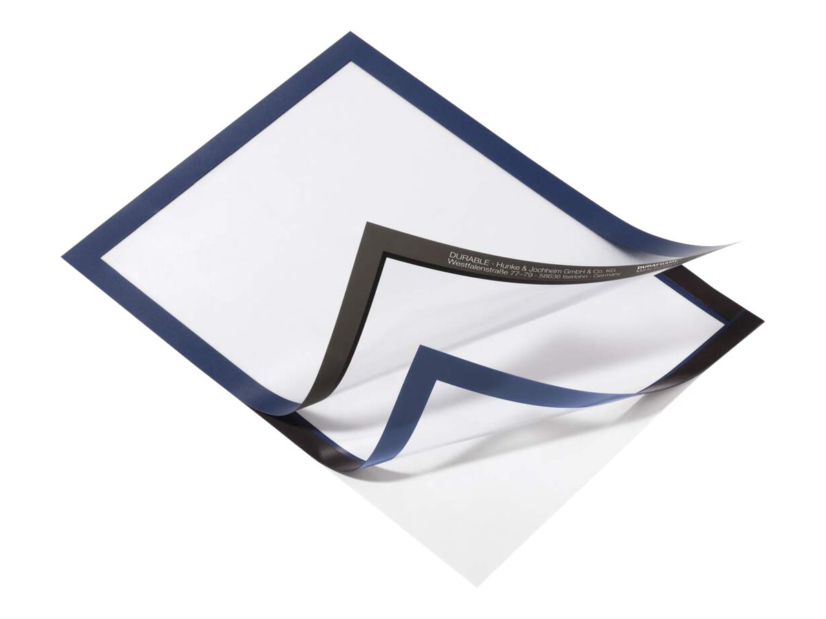 DURABLE Magnetrahmen DURAFRAME 487207 DIN A4 d.blau 2 St./Pack.