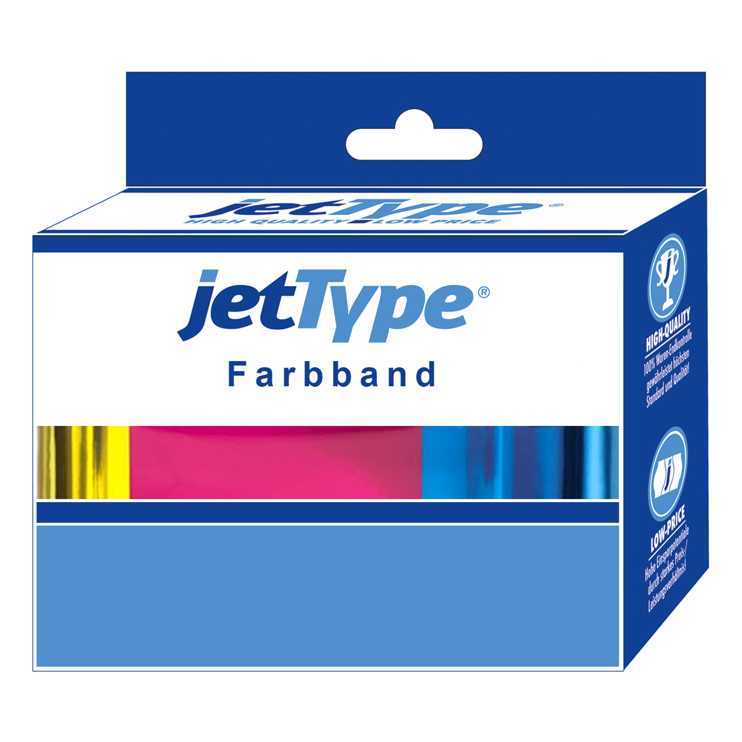 jetType Farbband kompatibel zu Oki 09002310 Nylon schwarz Flachbett 8mm x 1,8m