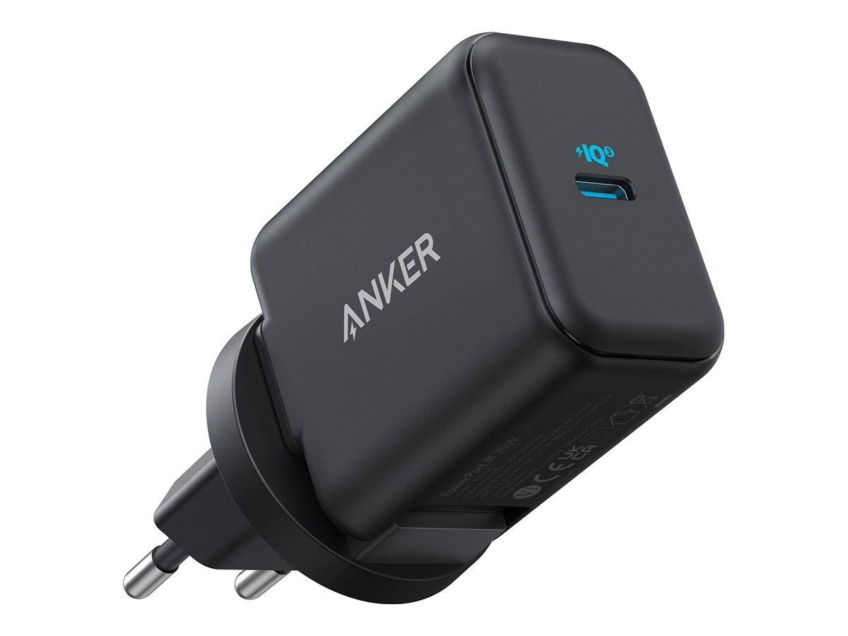 Anker Innovations Anker Series 3 312 - Netzteil - 25 Watt - 3 A - IQ 3.0 (24 pin USB-C)