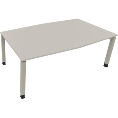 Bespr.ti. Tonneau Vierfuß Quadrat B2000xT1000/1100xH680-820 si/Li.gr