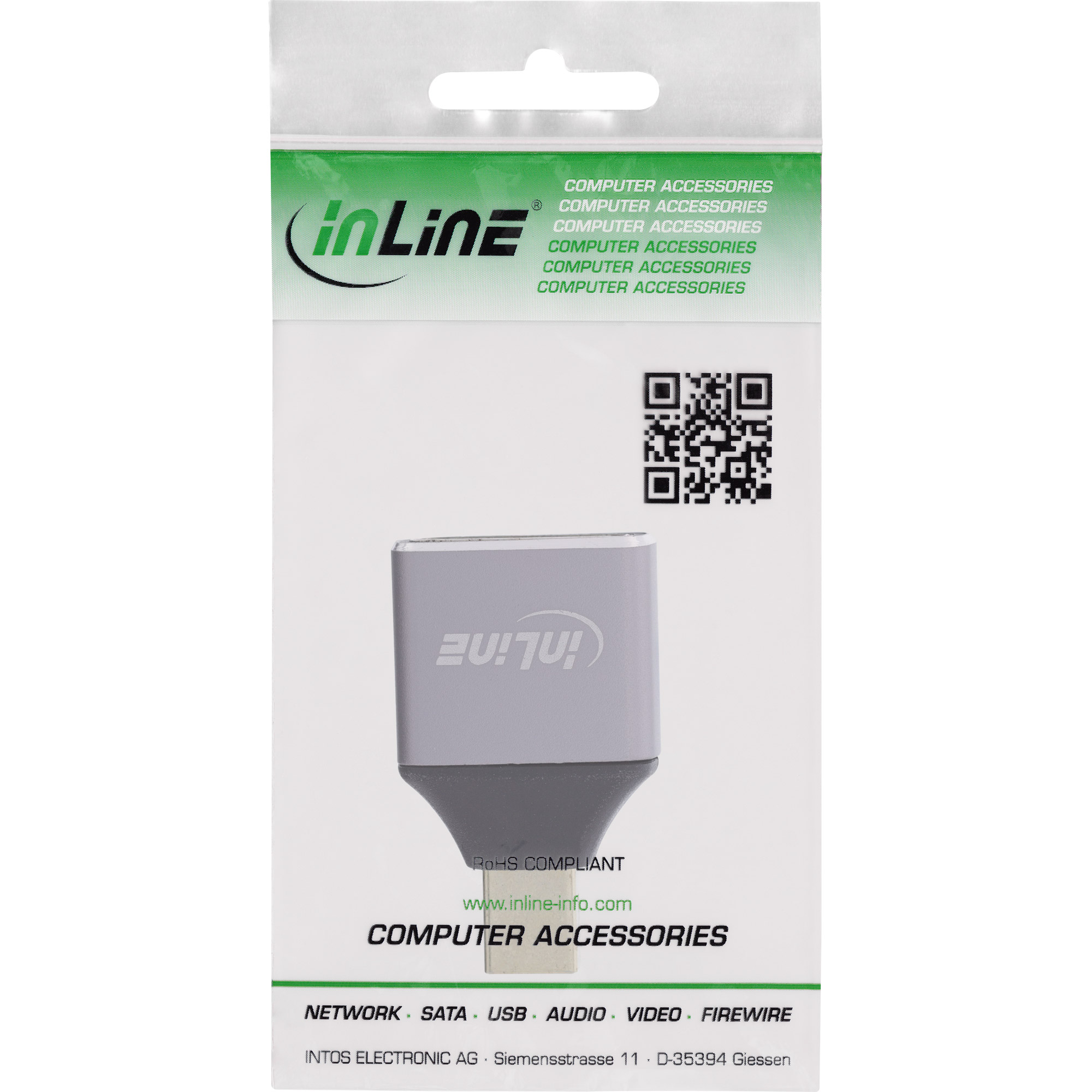 InLine DisplayPort 1.4 Adapter Buchse Mini Displayport Stecker