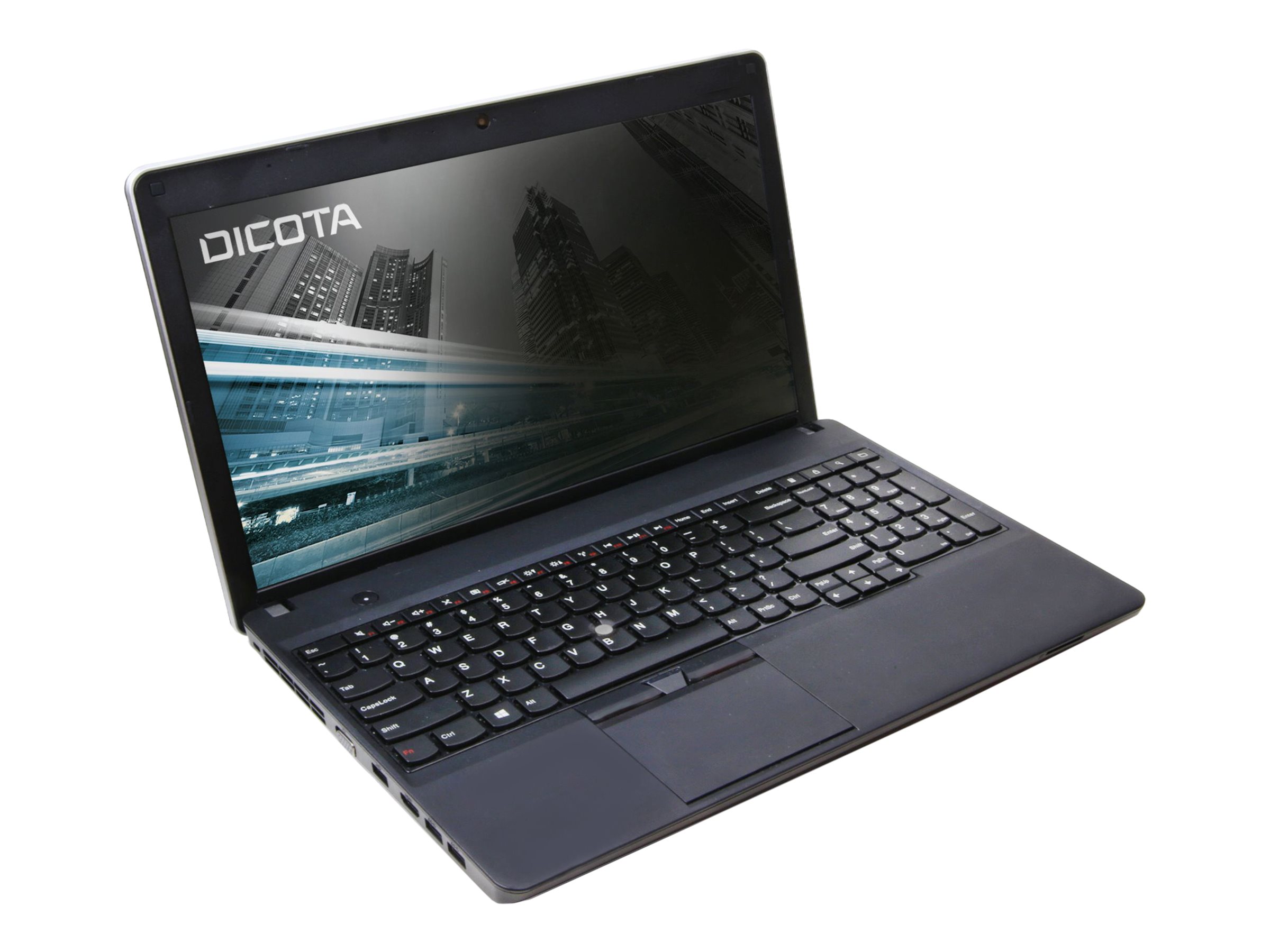Dicota - Blickschutzfilter für Notebook - 2-Wege - klebend - 39,6 cm Breitbild (15,6" Breitbild) - Schwarz
