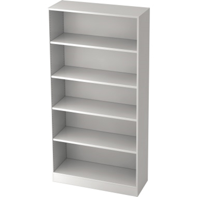 Hammerbacher Regal Solid V6400/W 5OH 100x40x200,4cm weiß