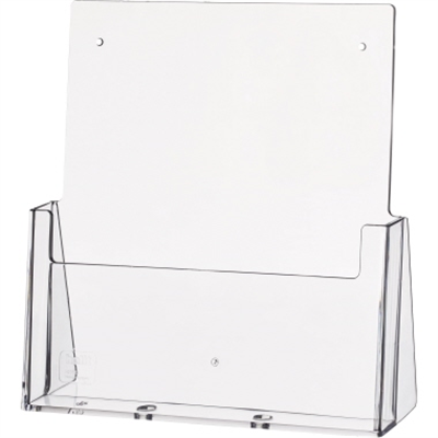 helit Prospekthalter H2352302 DIN A4 1Fach PS glasklar