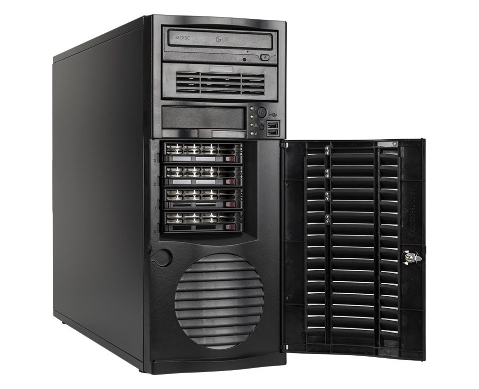 bluechip SERVERline T40321s Tower, Intel® Xeon® Silver 4410Y Prozessor / bis zu 3.90 GHz, 32 GB DD