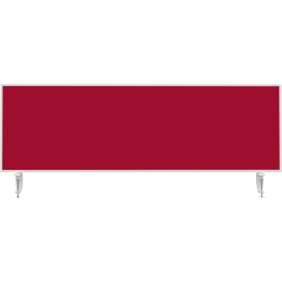 magnetoplan® Tischtrennwand VarioPin 160 x 50 cm (B x H) 2cm schwer entflammbar rot
