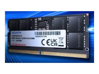 ADATA AD5S56008G-S - 8 GB - 1 x 8 GB - DDR5 - 5600 MHz - 262-pin SO-DIMM