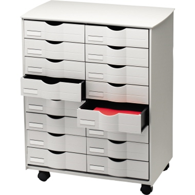 Paperflow Rollwagen DT162.02 16Schübe 71,5x58x34,3cm grau