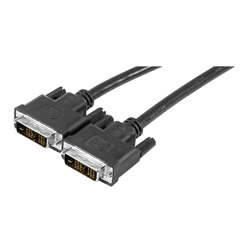 exertis Connect - DVI-Kabel - Single Link - DVI-D (M) zu DVI-D (M) - 3 m - Daumenschrauben - Schwarz exertis Connect - DVI-Kabel - Single Link - DVI-D (M) zu DVI-D (M) - 3 m - Daumenschrauben - Schwarz