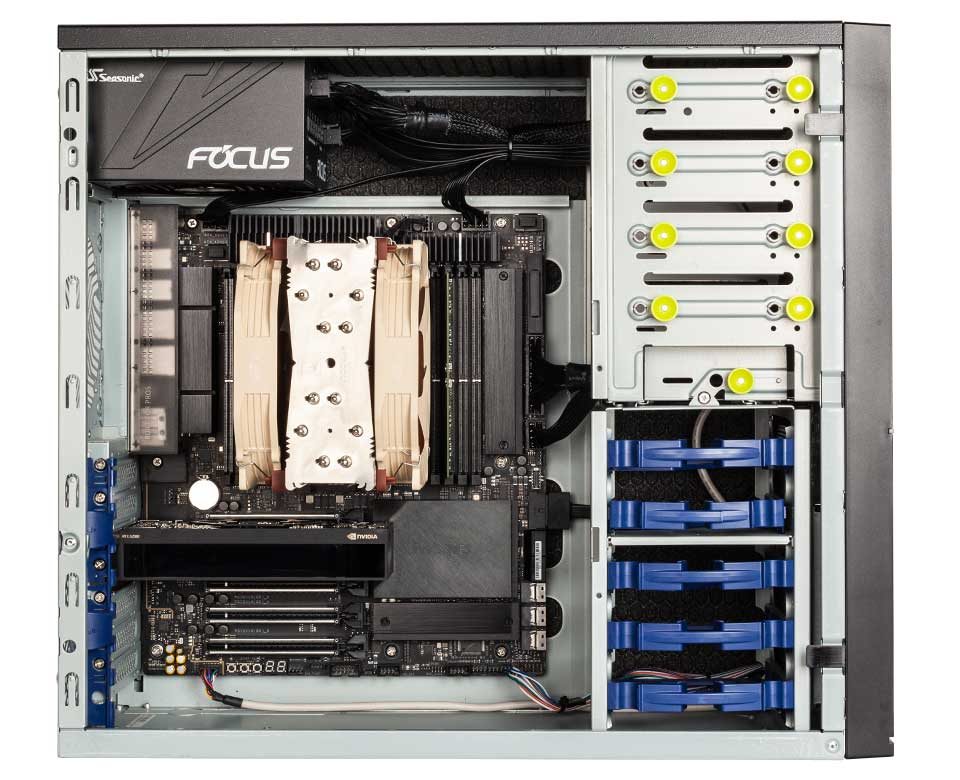 bluechip BUSINESSline Workstation WS2301 Intel® Xeon® w3-2423 Prozessor / bis zu 4.20 GHz, Windows
