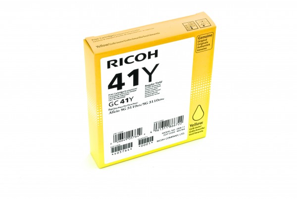 Ricoh - Gelb - Original - Tintenpatrone - für Ricoh Aficio SG 3100, Aficio SG 3110, Aficio SG 7100, SG 3110, SG 3120