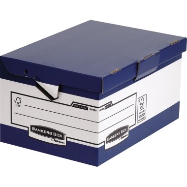 Bankers Box Archivbox Ergo Box System Maxi 0048901 blau/weiß