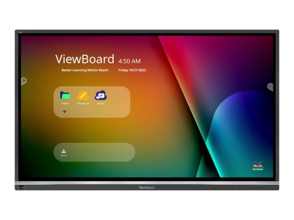 ViewSonic ViewBoard IFP5550-5 - 140 cm (55") Diagonalklasse LCD-Display mit LED-Hintergrundbeleuchtung - interaktiv - mit Touchscreen (Multi-Touch) / optionaler Slot-in-PC - 4K UHD (2160p) 3840 x 2160 - direkt beleuchtete LED