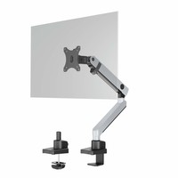 DURABLE SELECT PLUS - Befestigungskit (Gelenkarm, Klammer, Schraubmontage) - für LCD-Display - Kunststoff, Aluminium, Stahl - Silber - Bildschirmgröße: 43.2-81.3 cm (17"-32") - Tischmontage