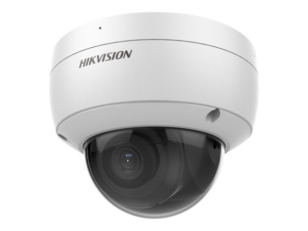 Hikvision Pro Series (All) DS-2CD2183G2-IU - Netzwerk-Überwachungskamera - Kuppel - staubdicht/wasserdicht/vandalismusresistent - Farbe (Tag&Nacht) - 8 MP - 3840 x 2160 - M12-Anschluss - feste Irisblende - feste Brennweite - Audio - LAN 10/100 - MJPEG, H.264, H.265, H.265+, H.264+ - Gleichstrom 12 V / PoE Klasse 3