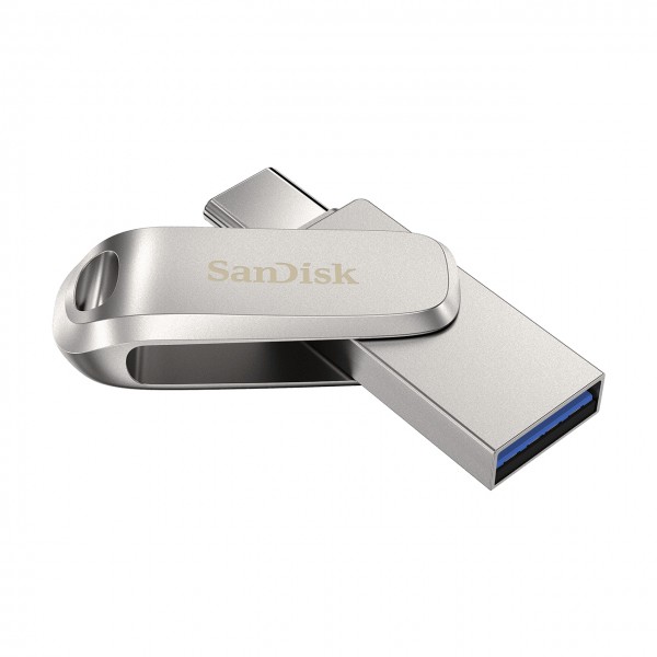 SanDisk Ultra Dual Drive Luxe - USB-Flash-Laufwerk - 512 GB - USB 3.2 Gen 1 / USB-C - Gold