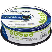 MediaRange - 25 x DVD+R - 4.7 GB (120 Min.) 16x - Spindel