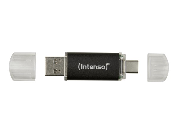 Intenso Twist Line - USB-Flash-Laufwerk - 32 GB - USB 3.2 Gen 1 / USB-C - Anthrazit