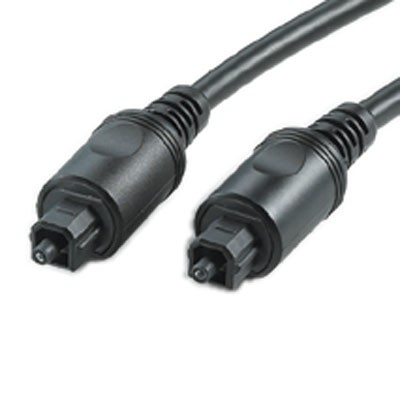 Secomp VALUE - Digitales Audio-Kabel (optisch) - TOSLINK männlich zu TOSLINK männlich - 1 m - Schwarz