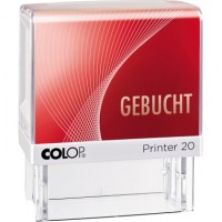 COLOP Textstempel Printer 20 GEBUCHT 100672 38mm Kunststoff rt