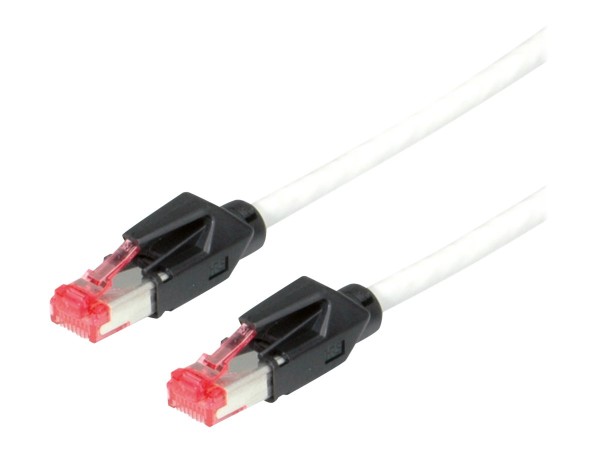 Secomp DRAKA UC600 SS27 - Patch-Kabel - RJ-45 (M) zu RJ-45 (M) - 1 m - SSTP-Kabel - CAT 6 - halogenfrei - Grau