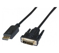 Exertis Hypertec Adapterkabel - DisplayPort (M) bis DVI-D (M) - 1,8 m - Schwarz - 128211