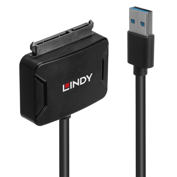 Lindy - Speicher-Controller - SATA 6Gb/s - USB 3.1 (Gen 1) - Schwarz