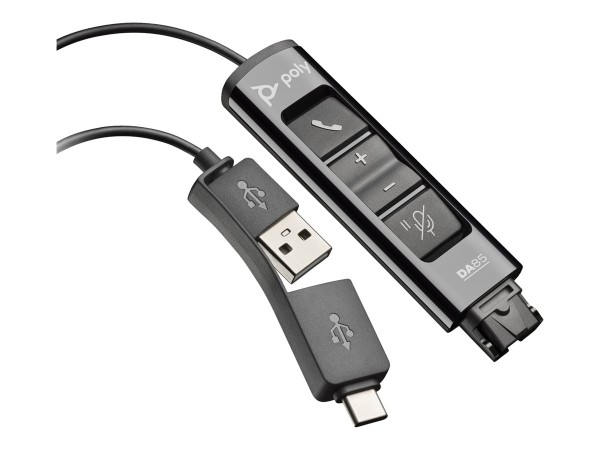 Poly DA75 - Soundkarte - USB-C / USB-A - für Victus by HP Laptop 16; Laptop 14, 15, 17; Pavilion Plus Laptop 14, 16