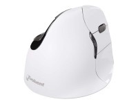 Evoluent VerticalMouse 4 Right Mac - Vertikale Maus - Für Rechtshänder - optisch - 6 Tasten - kabellos - Bluetooth - weiß