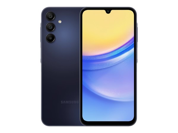 Samsung Galaxy A15 5G - 5G Smartphone - Dual-SIM - RAM 4 GB / Interner Speicher 128 GB - microSD slot - OLED-Display - 6.5" - 2340 x 1080 Pixel (90 Hz) - Triple-Kamera 50 MP, 5 MP, 2 MP - front camera 13 MP - Blue Black