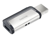 SanDisk Ultra Dual - USB-Flash-Laufwerk - 256 GB USB 3.1 / USB-C - SDDDC2-256G-G46