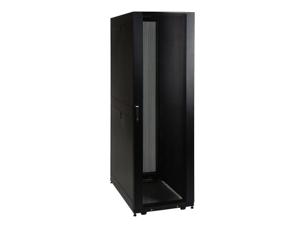 Tripp Lite 42U Rack Enclosure Server Cabinet w/ Doors & Sides - Schrank Netzwerkschrank - Schwarz - 42HE - 48.3 cm (19")