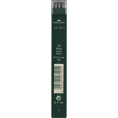 Faber-Castell Fallmine TK 9071 127104 3,15mm 4B 10 St./Pack.