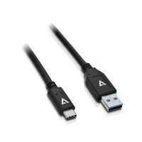 V7 - USB-Kabel - USB-C (M) bis USB (M) - USB 2.0 - 1 m - Schwarz