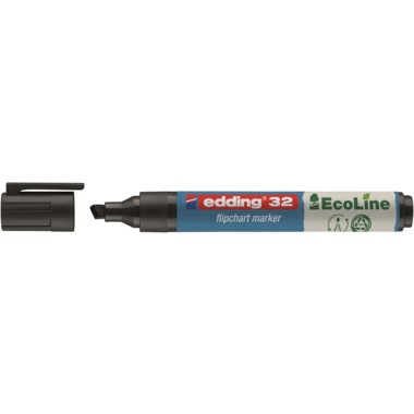 edding Flipchartmarker 32 EcoLine 4-32001 1-5mm Keilspitze schwarz
