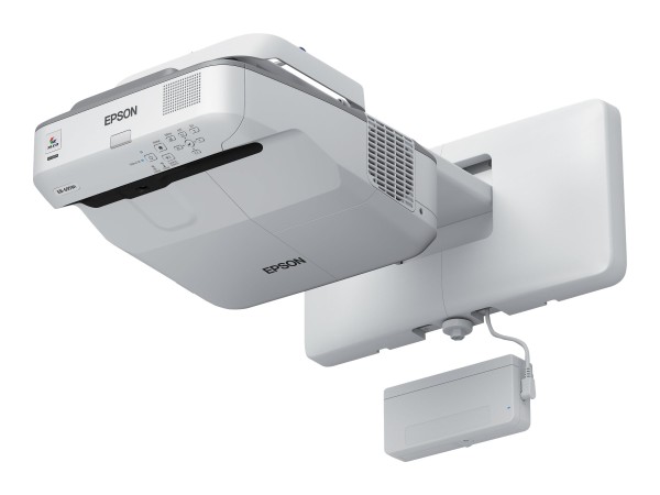 Epson EB-695Wi - 3-LCD-Projektor - 3500 lm (weiß) - 3500 lm (Farbe) - WXGA (1280 x 800) - 16:10 - 720p - LAN - Grau, weiß