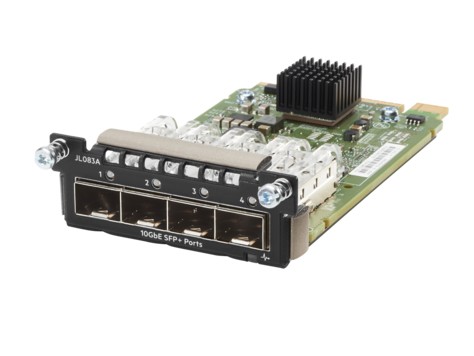 HPE Aruba - Erweiterungsmodul - 10 Gigabit SFP+ x 4 - für HPE Aruba 2930M 24, 3810M 16SFP+, 3810M 24G, 3810M 48G