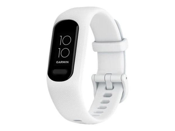 Garmin vívosmart 5 - Aktivitätsmesser mit Band - Silikon - weiß - Bandgröße: S/M - einfarbig - Bluetooth, ANT+ - 24.5 g